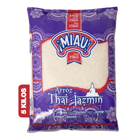 Thai Jazmín Rice - Arroz Thai Jazmín Miau 5kg